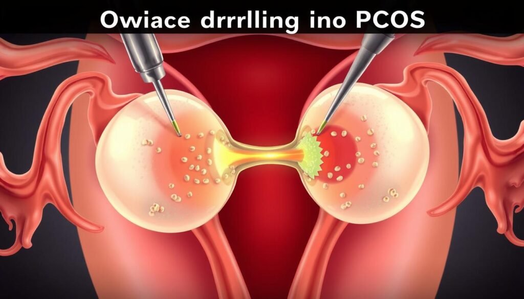Mechanism of Ovarian Drilling in PCOS Treatement