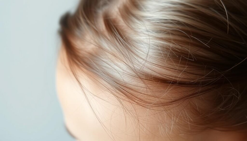 symptoms of hair loss in PCOS