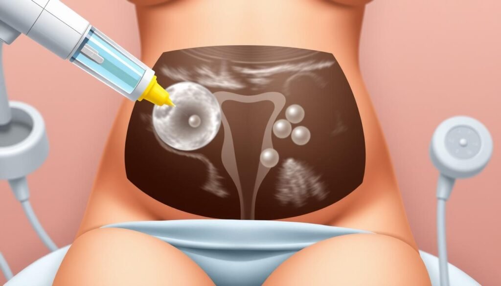 Diagnosis of Follicular Cysts through ultrasound and physical examination