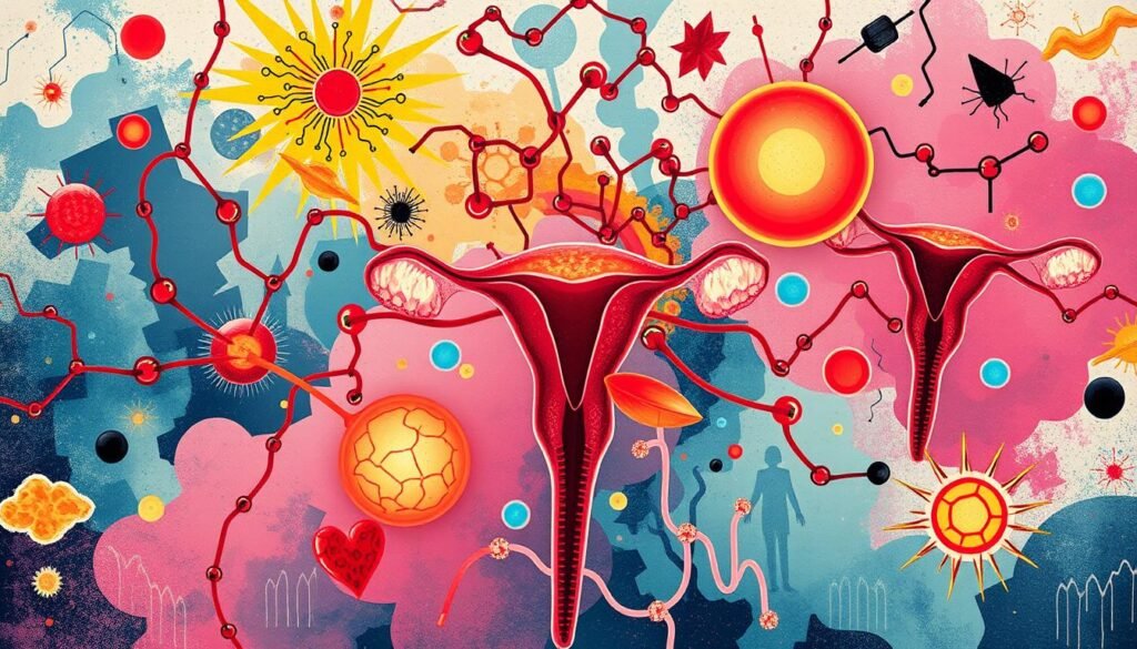 Hormonal imbalance and insulin resistance in PCOS
