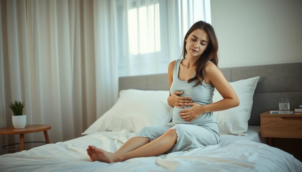 PCOS and nausea symptoms