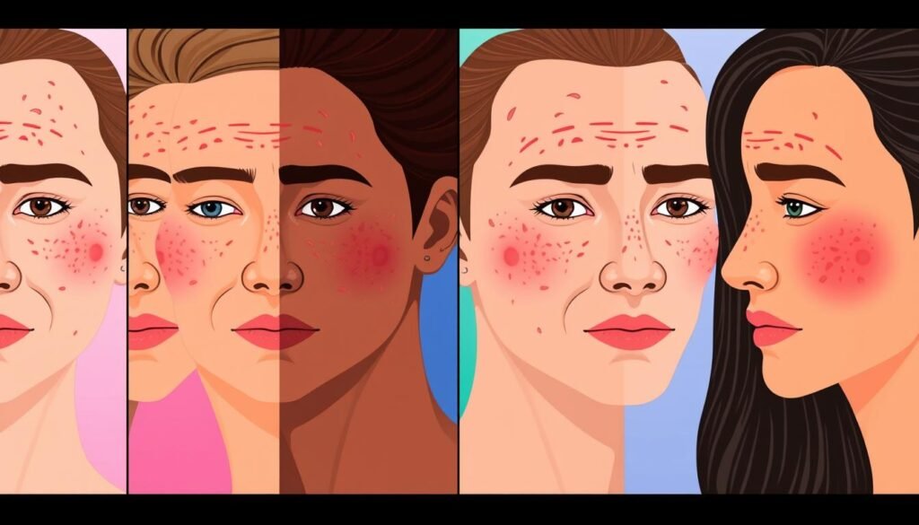 hormonal acne types and gender differences in prevalence