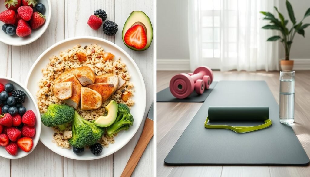 sample meal plan and workout routine for PCOS