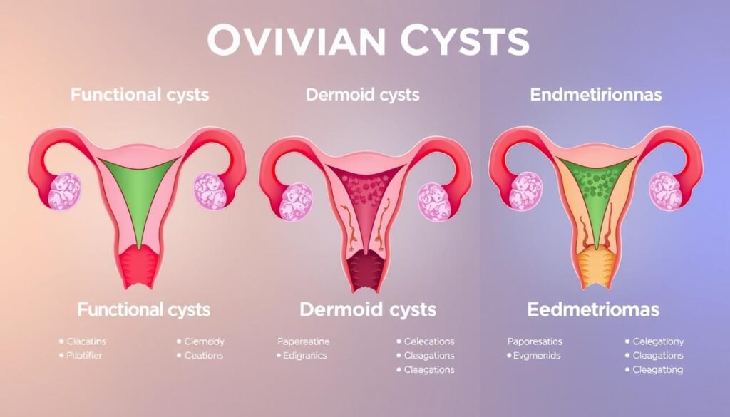 types of ovarian cysts